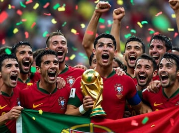 Portada de revista predice que Cristiano Ronaldo y Portugal ganarán el Mundial 2026