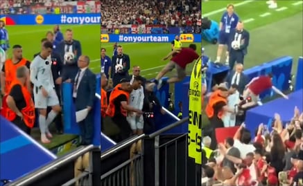 Aficionado termina lesionado tras lanzarse desde las tribunas para tocar a Cristiano Ronaldo