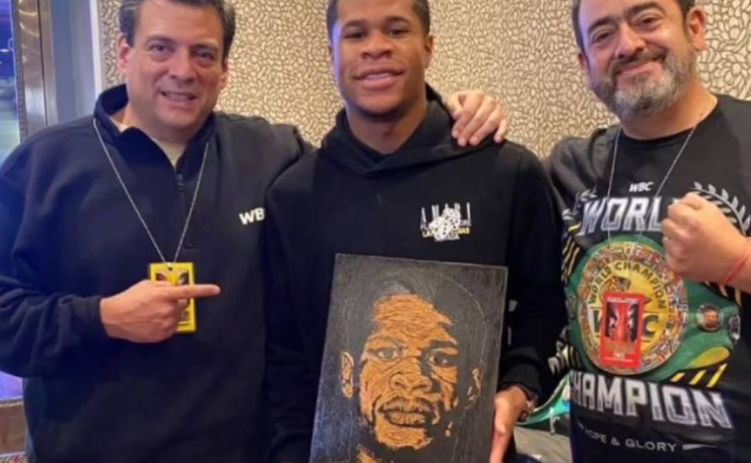 Mauricio Sulaimán resaltó el respeto a Davin Haney. Foto: wbcmoro.