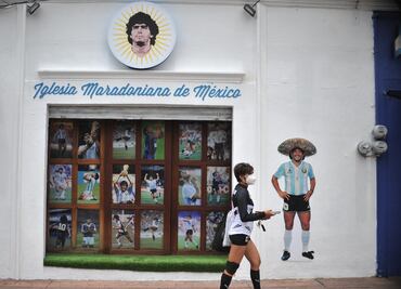 Abre la primera “Iglesia Maradoniana” en México… ¡Está en Puebla!