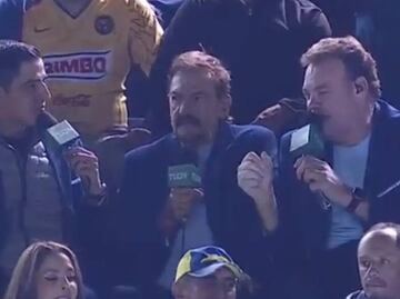 Acusan a TUDN de engañar con su transmisión desde la tribuna en el América vs Cruz Azul