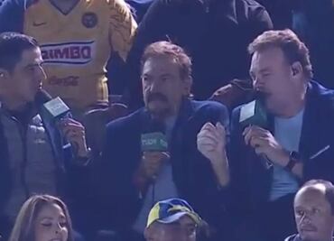 Acusan a TUDN de engañar con su transmisión desde la tribuna en el América vs Cruz Azul