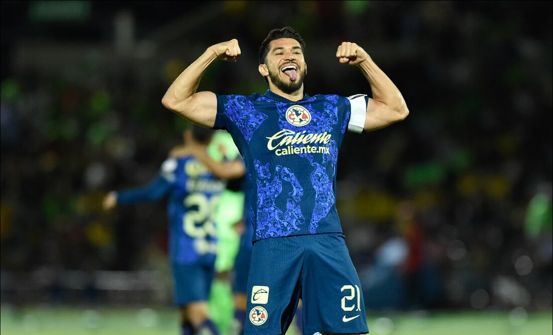 Henry Martín celebra el tanto del empate ante los Bravos. FOTO: Imago7