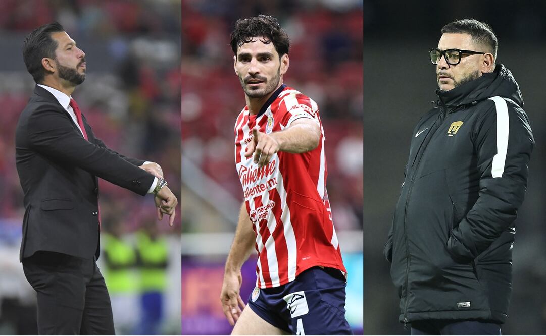 Benjamín Mora, Antonio Briseño y Antonio Mohamed - Fotos: Imago7