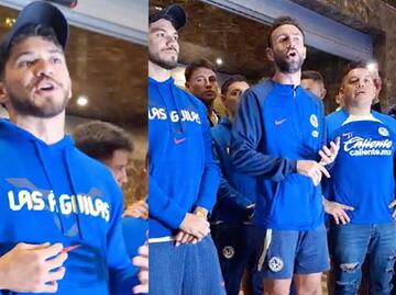 Los emotivos discursos de Henry Martín y Miguel Layún durante la serenata del América