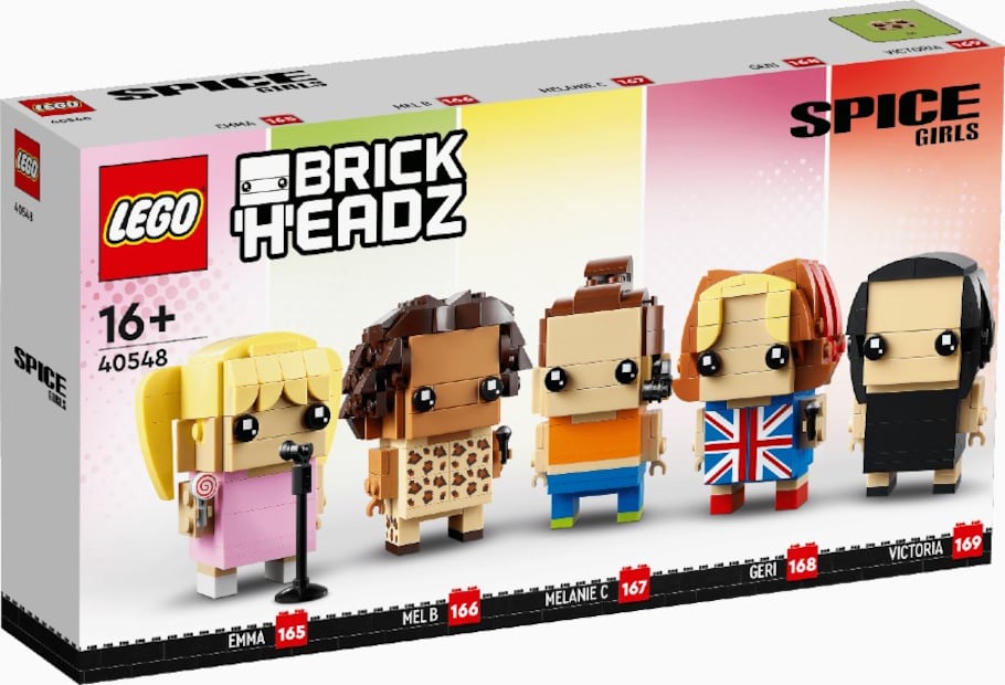 LEGO lanza increíble set de las Spice Girls al estilo BrickHeadz