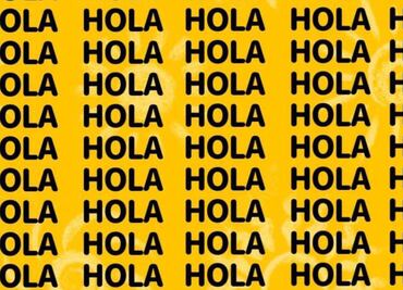 Sólo una mente muy inteligente puede encontrar la palabra OLA en sólo 5 segundos
