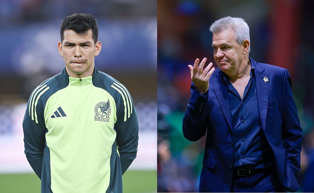 Hirving Lozano y Javier Aguirre con la Selección Mexicana - Fotos: Imago7
