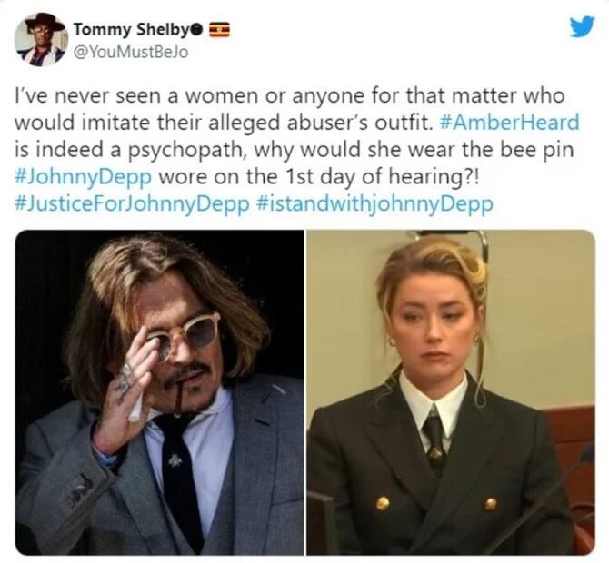 Johnny Depp, Amber Heard y las teorías sobre sus outfits en el juicio
