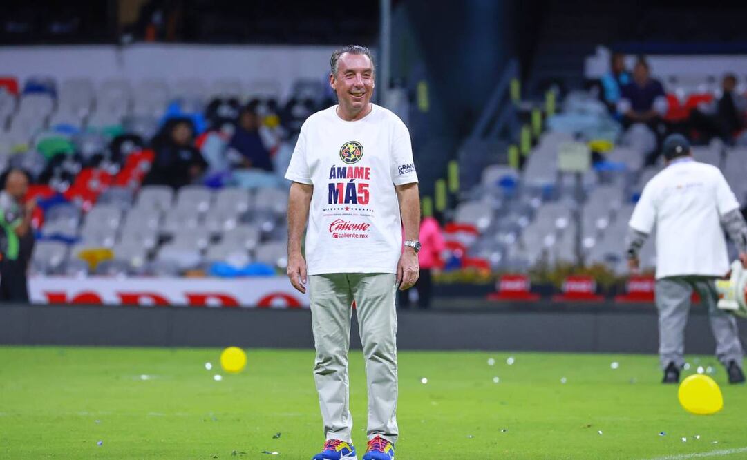 Emilio Azcárraga dijo sentirse contento por los logros del equipo. Foto: Imago7.