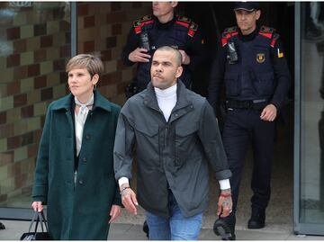 Dani Alves salió de prisión tras pagar fianza de un millón de euros