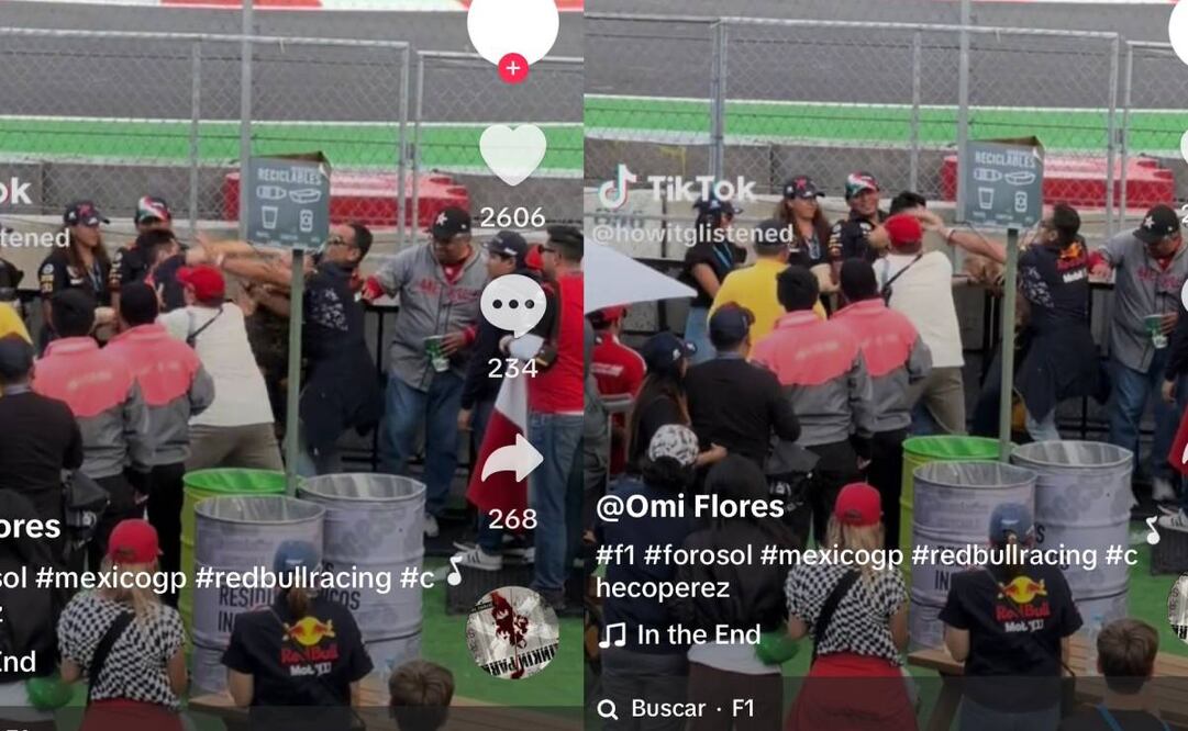 Hubo una bronca en las prácticas del Gran Premio de México. Foto: Especial