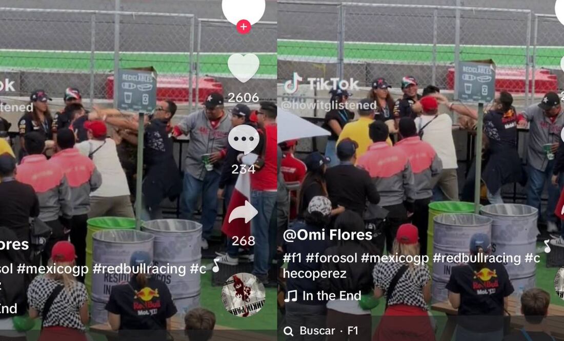 Hubo una bronca en las prácticas del Gran Premio de México. Foto: Especial