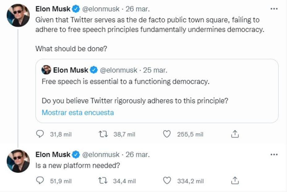 Elon Musk compra el 9,2% de las acciones de Twitter y se dispara en bolsa