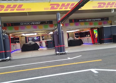 GALERÍA: Así son los boxes de los equipos de la F1 en el GP de México