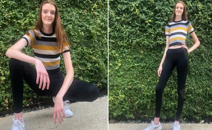 Ella es la mujer con las piernas más largas del mundo