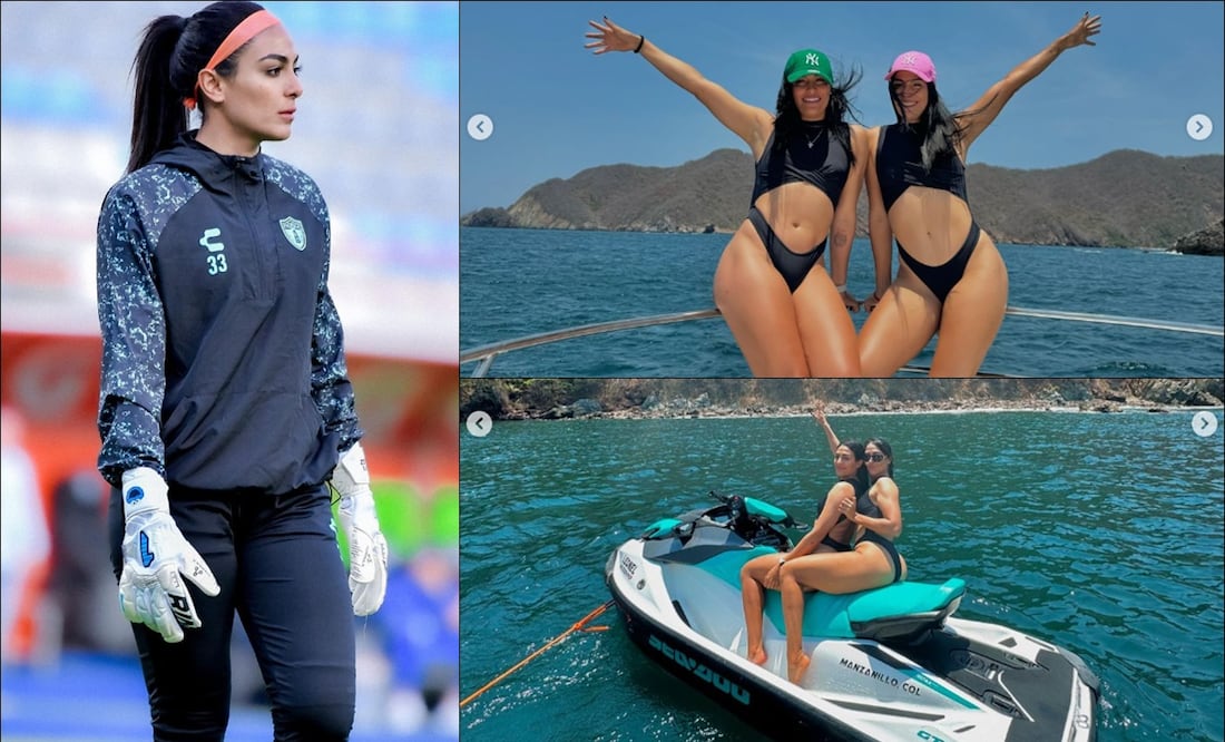 Stefani Jiménez y su gemela disfrutan de sus vacaciones en Manzanillo, Colima. FOTO: @stefijimenezp