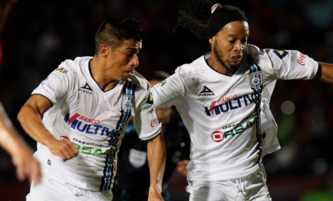 Ángel Sepúlveda se atrevió a retar a Ronaldinho y terminó siendo humillado. Foto: Imago7