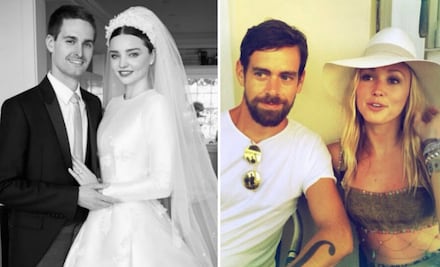 10 mujeres hermosas que son pareja de los millonarios de la tecnología