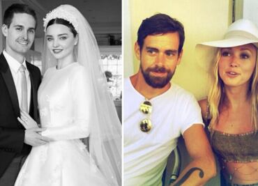 10 mujeres hermosas que son pareja de los millonarios de la tecnología