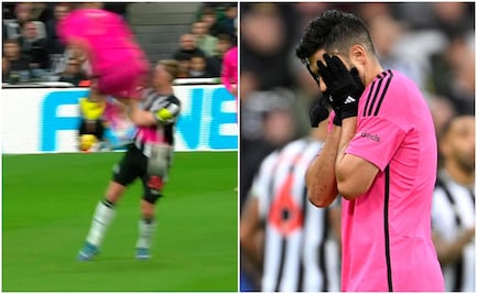 VIDEO: Raúl Jiménez es expulsado por dura entrada en el Fulham vs Newcastle