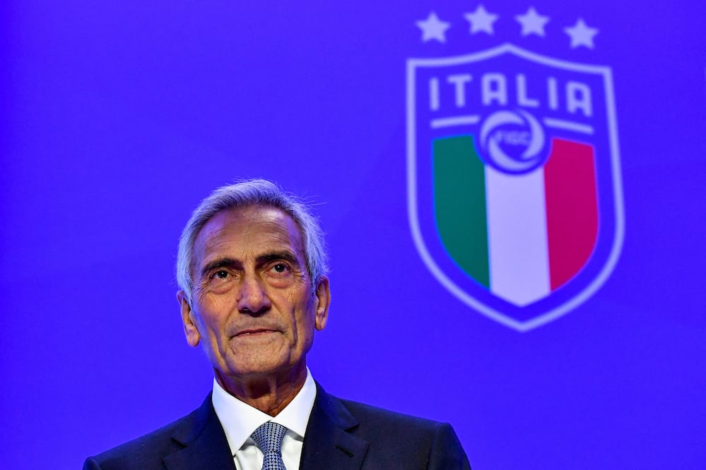 Exigen la salida de Gabriele Gravina de la Federación Italiana de Futbol / Foto: AFP