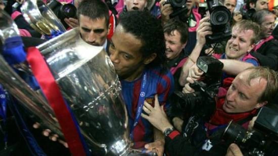 Ronaldinho llegó al Mundial de Alemania como campeón de la Champions League con el Barcelona. Foto: Especial