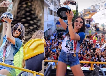 Nailea Vidrio es tundida por sus festejos tras el titulo de Pachuca Femenil en el Clausura 2025