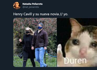 Los 10 mejores memes de Henry Cavill y su misteriosa novia