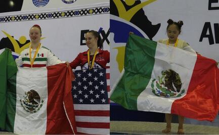 Las mexicanas Bibi Wetzel y Helena Cárdenas ganan múltiples oros en Mundial de Gimnasia Artística con Síndrome de Down 2023