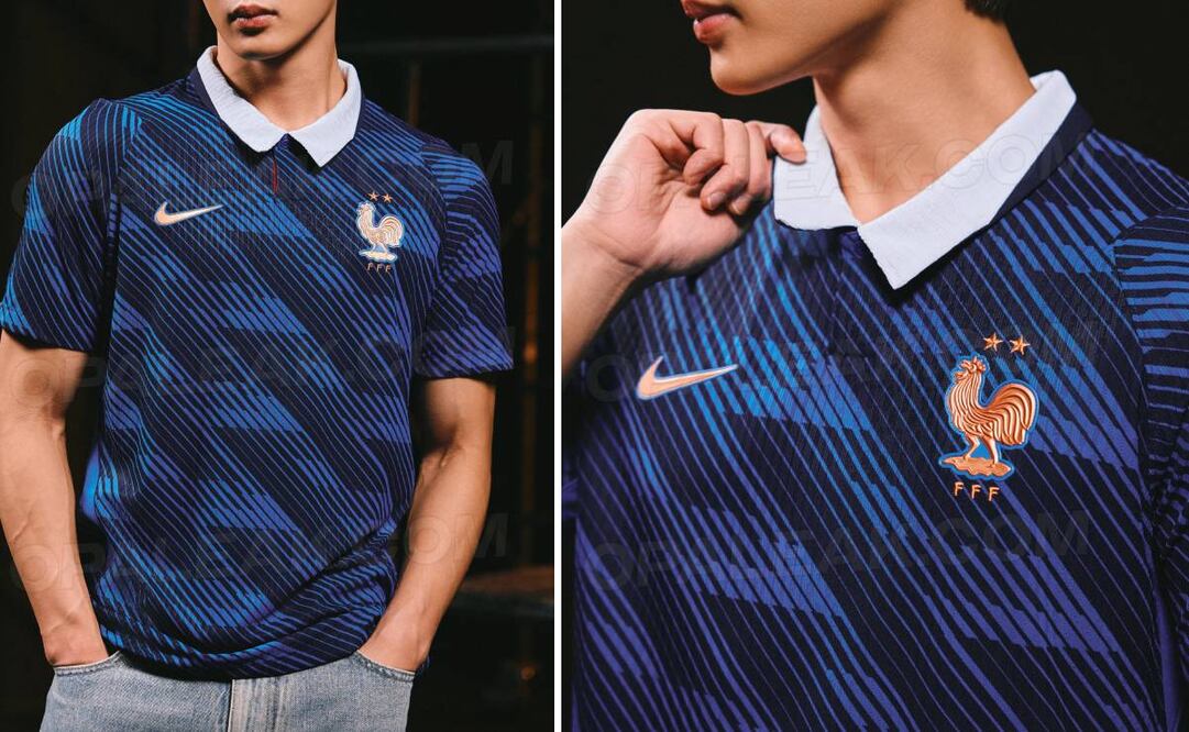 Esta es la playera que Francia usará en el Mundial 2026. Foto: Especial