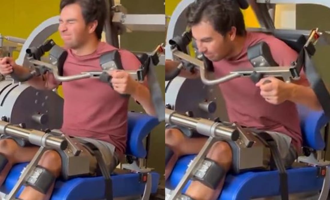 Checo Pérez en entrenamiento - Foto: Especial