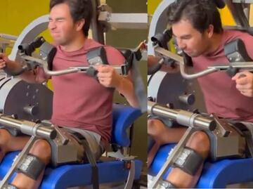 Checo Pérez y su intenso entrenamiento de cara a la próxima temporada de la Fórmula 1