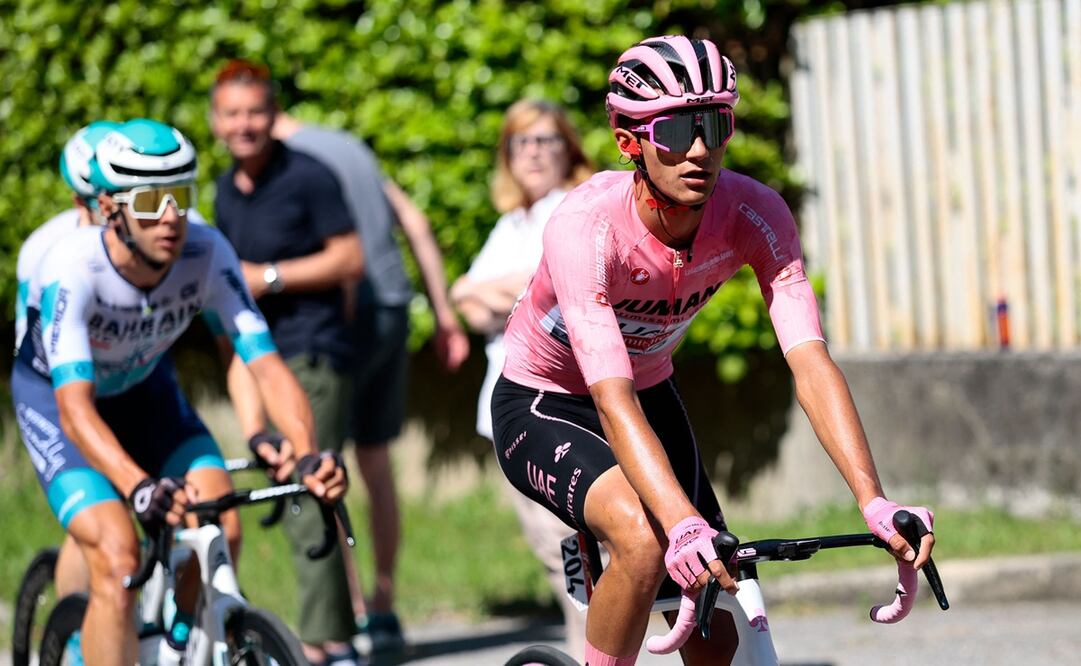 Isaac Del Toro en la Etapa 18 del Giro de Italia - Foto: AFP
