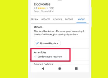 Google Maps ya te informa si un lugar tiene baños de género neutro