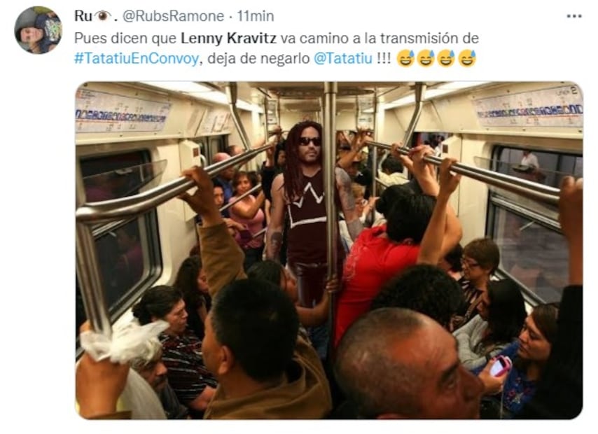 Lenny Kravitz sube foto paseando en la CDMX y los memes ya están listos