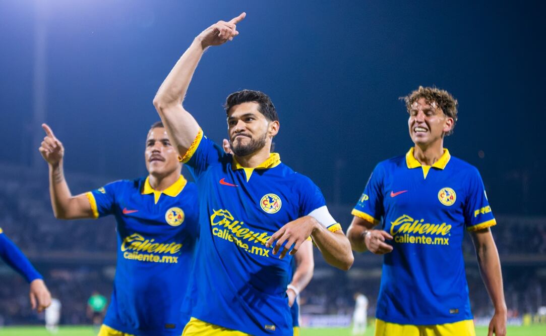 Henry Martín burlándose del Goya ante Pumas / FOTO: Imago7