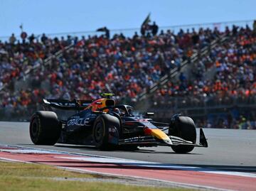 Checo Pérez finalizó en séptimo lugar y Ferrari se queda con el GP de Estados Unidos