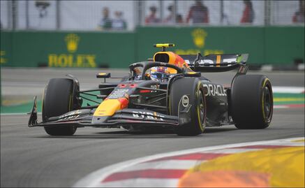 Así le fue al mexicano 'Checo' Pérez en los entrenamientos libres del Gran Premio de Singapur
