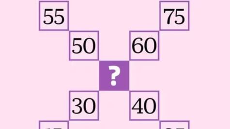 Solo una persona con un alto coeficiente puede encontrar el número que falta en solo 7 segundos