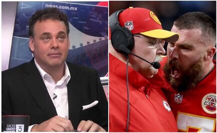 David Faitelson defiende a Travis Kelce tras empujar a Andy Reid en el Super Bowl 2024