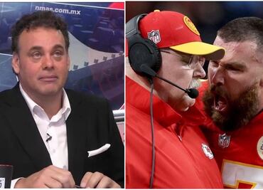 David Faitelson defiende a Travis Kelce tras empujar a Andy Reid en el Super Bowl 2024