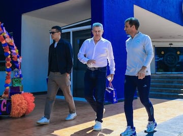 Javier Aguirre y Rafa Márquez estuvieron en el entrenamiento de Cruz Azul