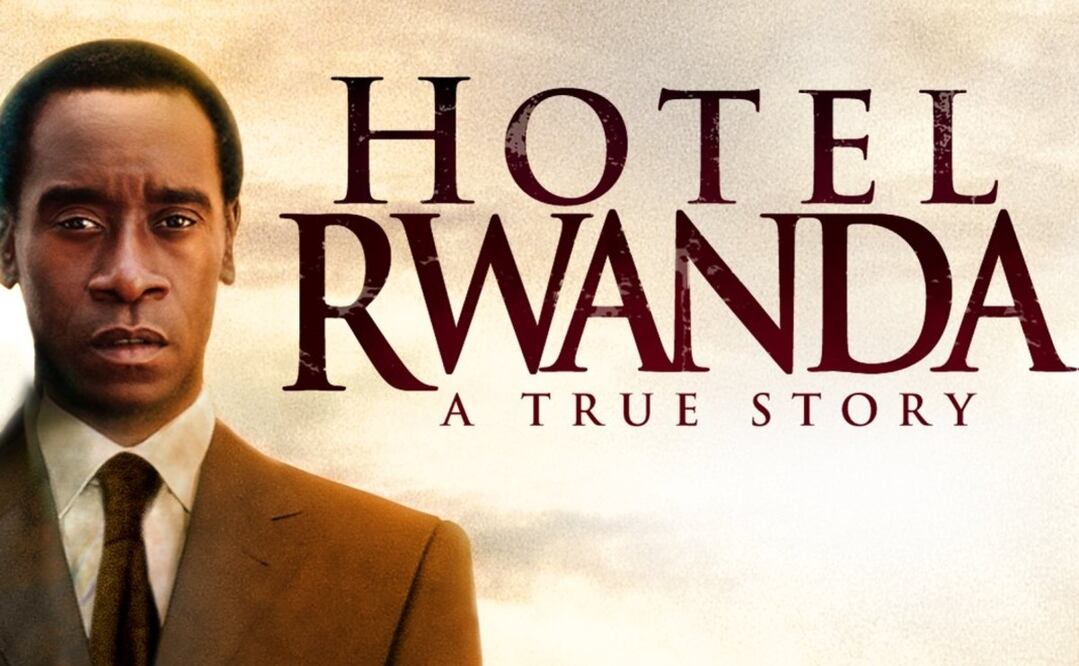 Imagen del póster de la película "Hotel Rwanda"