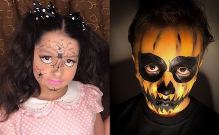 10 maquillajes sencillos de Halloween para niños