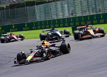 George Russell es el ganador del GP de Bélgica, Checo Pérez y Verstappen sufren