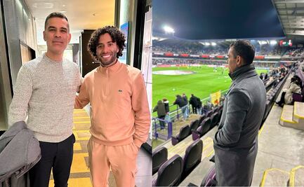 Rafa Márquez visita al "Chino" Huerta en Anderlecht; así se vivió el emotivo momento
