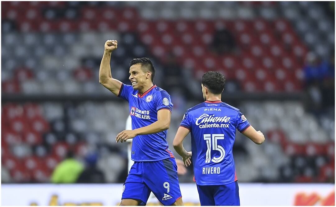 Ángel Sepúlveda festejando un gol con Cruz Azul / FOTO: Imago7