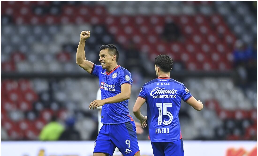 Ángel Sepúlveda festejando un gol con Cruz Azul / FOTO: Imago7