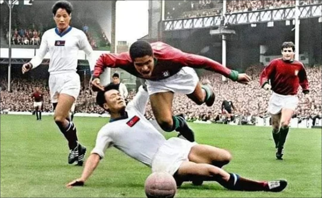 Eusébio era la estrella de Portugal en Inglaterra 1966 / Foto: Especiales